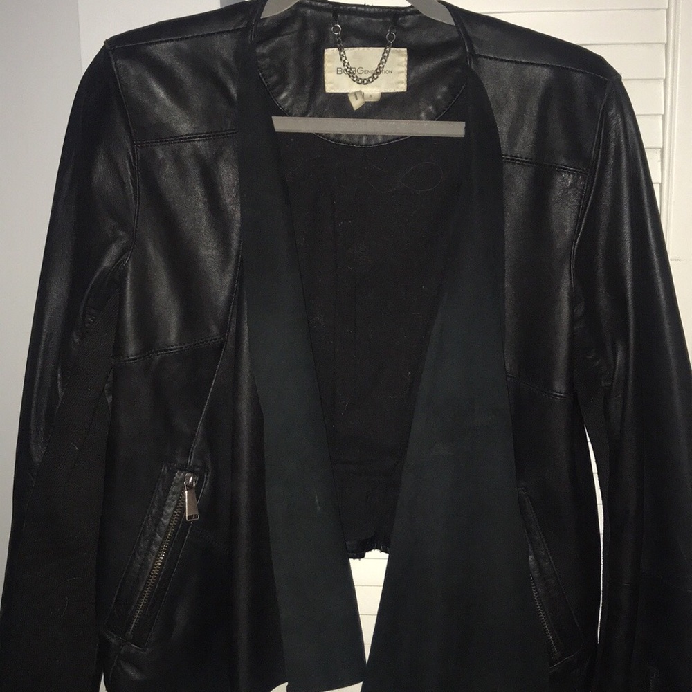 Leather jacket